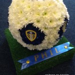 Leeds united funeral tribute hydes florist doncaster football bespoke doncaster