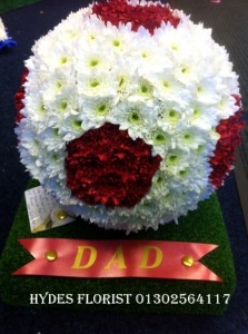 football-3d-funeral-flowers                 