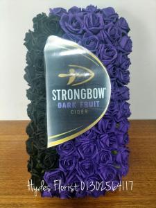  can of stongbow dark fruits funeral flowers