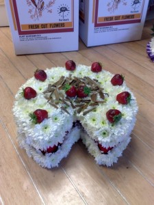 custom design cake baker funeral tribute                